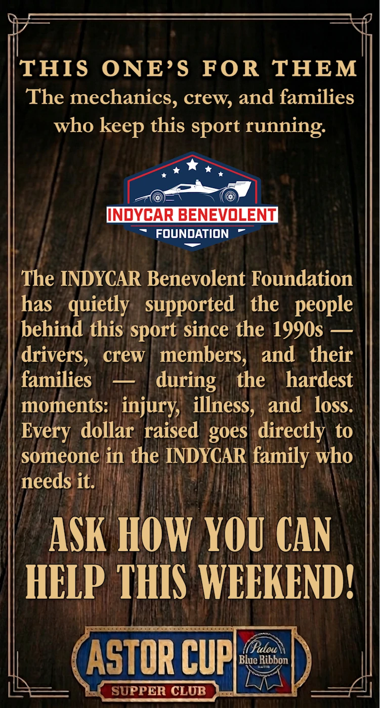 INDYCAR Benevolent Foundation — This One's For Them